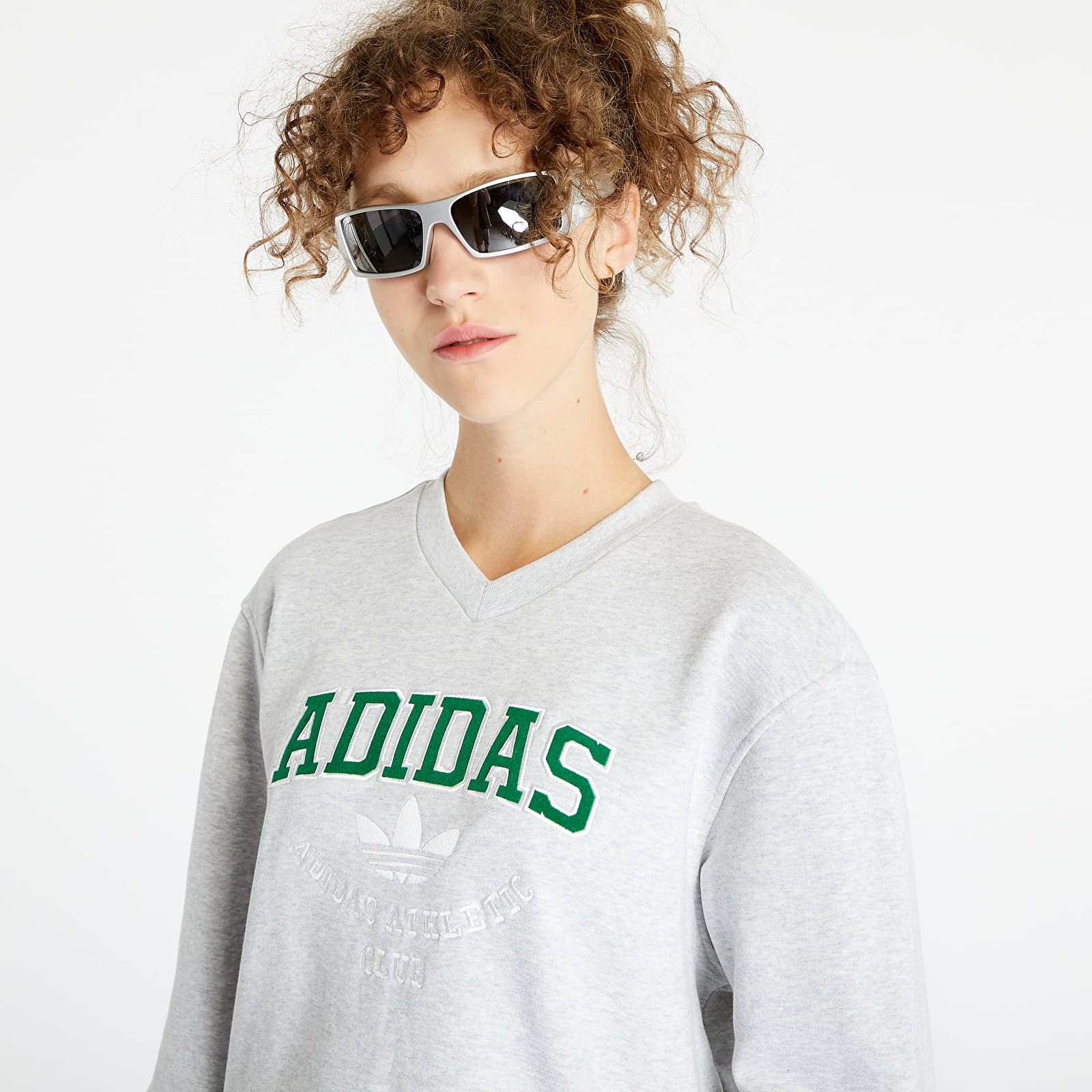 Originals womens sweatshirt light grey heather top