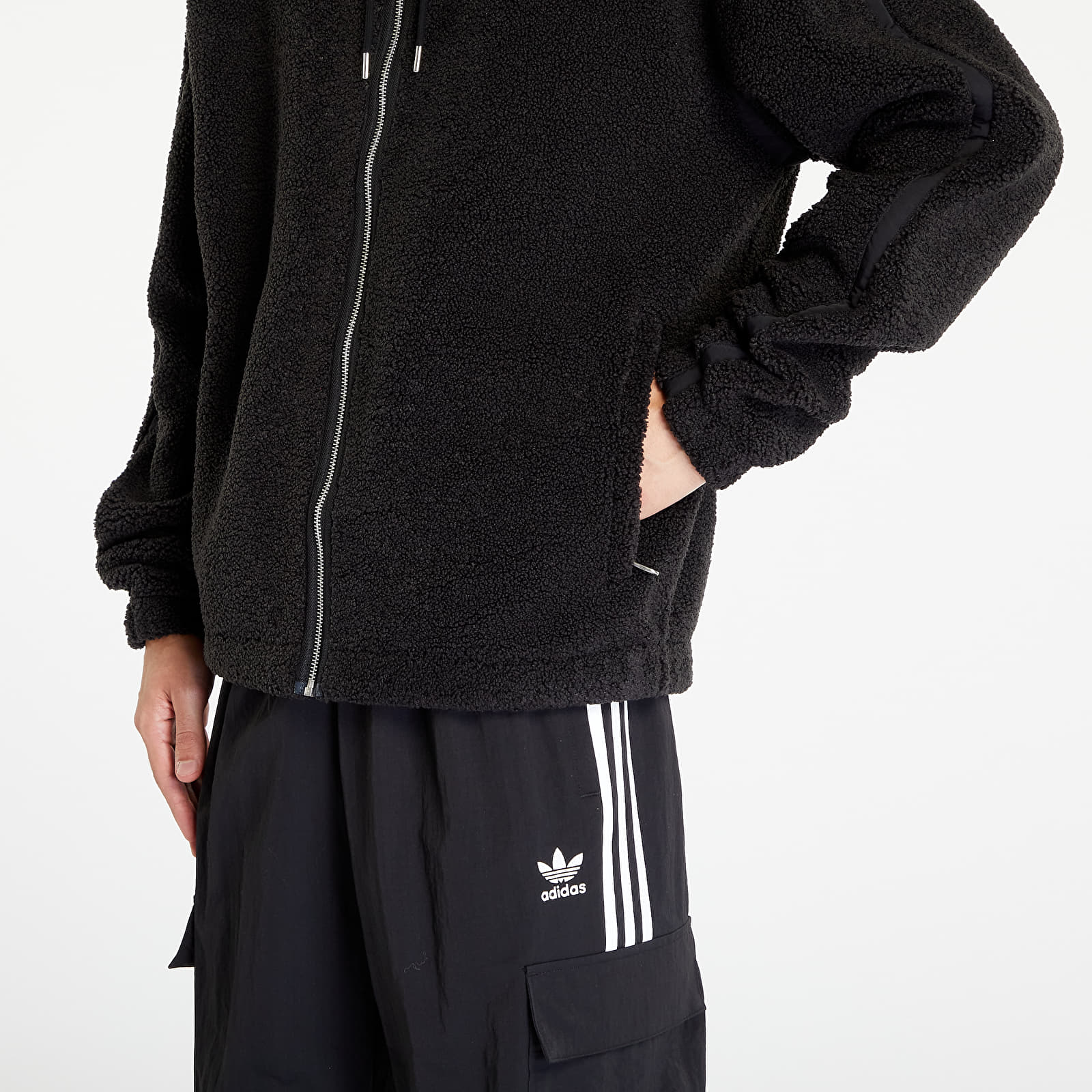 Chaquetas adidas Originals Essentials Polar Fleece Jacket Black