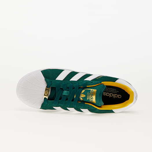 Herren Sneaker und Bold Schuhe Originals Gold adidas Superstar Queens White/ Green/ Collegiate | Xlg Ftw