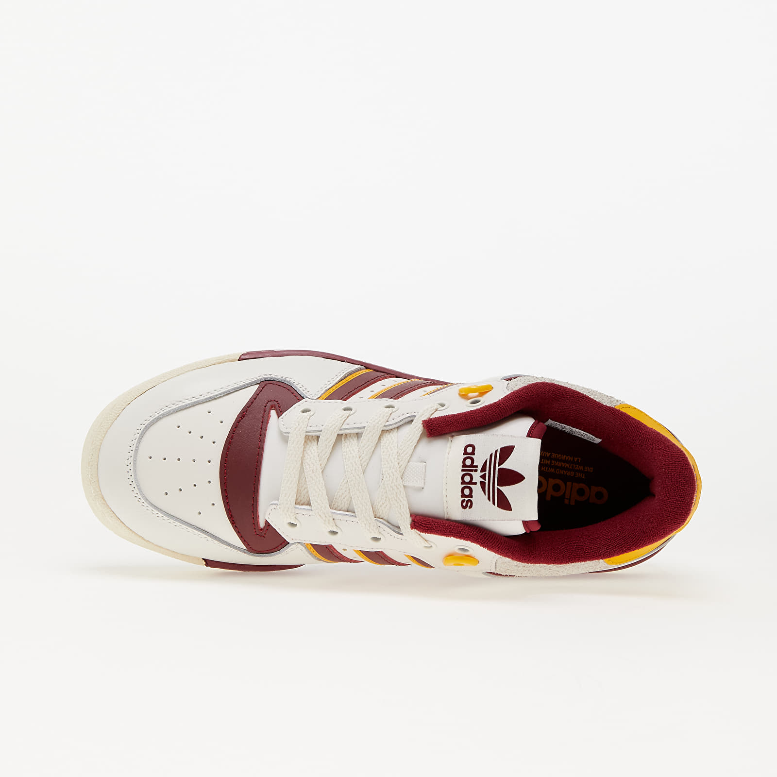 Buty męskie adidas Rivalry Low 86 Cloud White/ Tecobu/ Creme Yellow