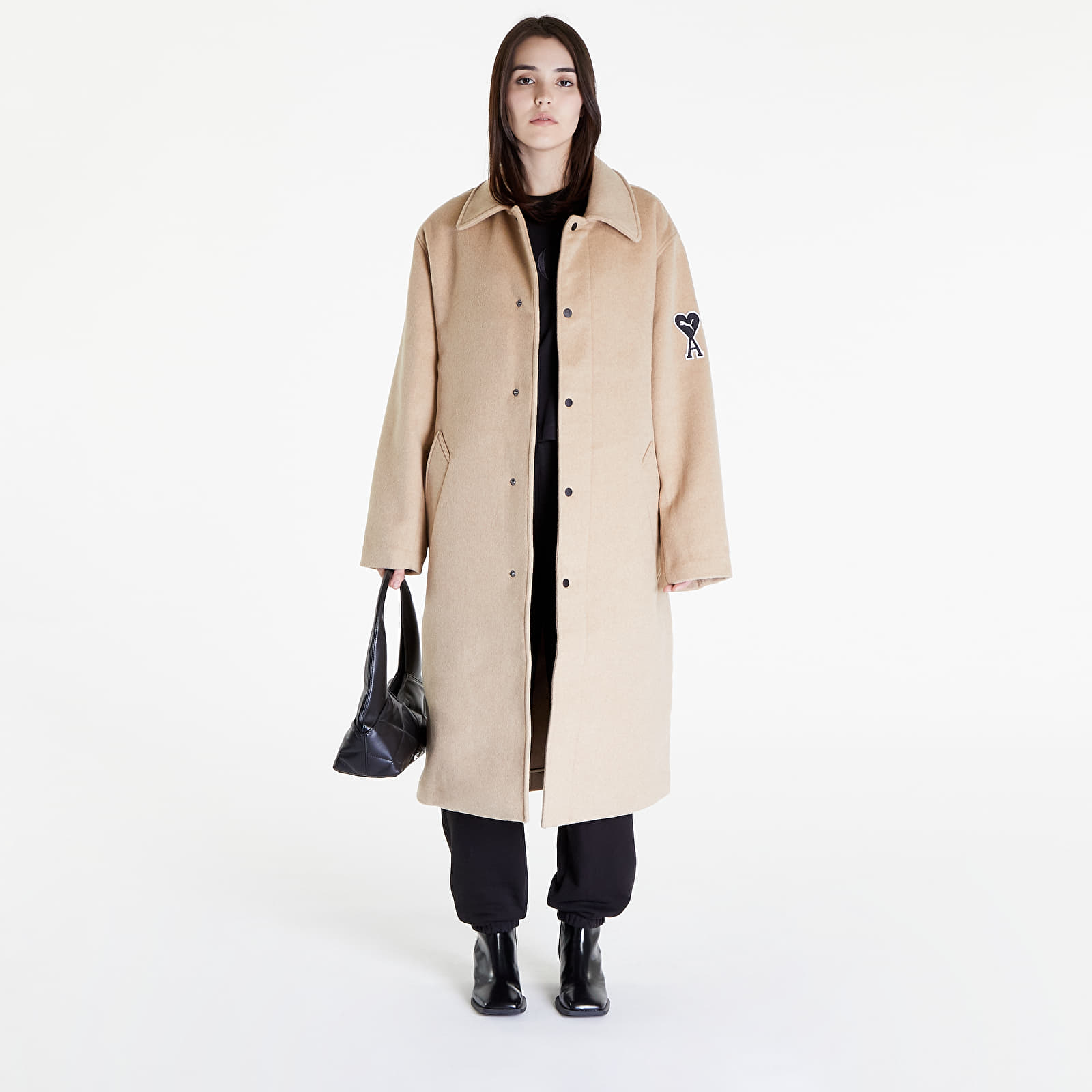 Kurtki i płaszcze Puma x AMI Coat UNISEX Light Sand | Queens
