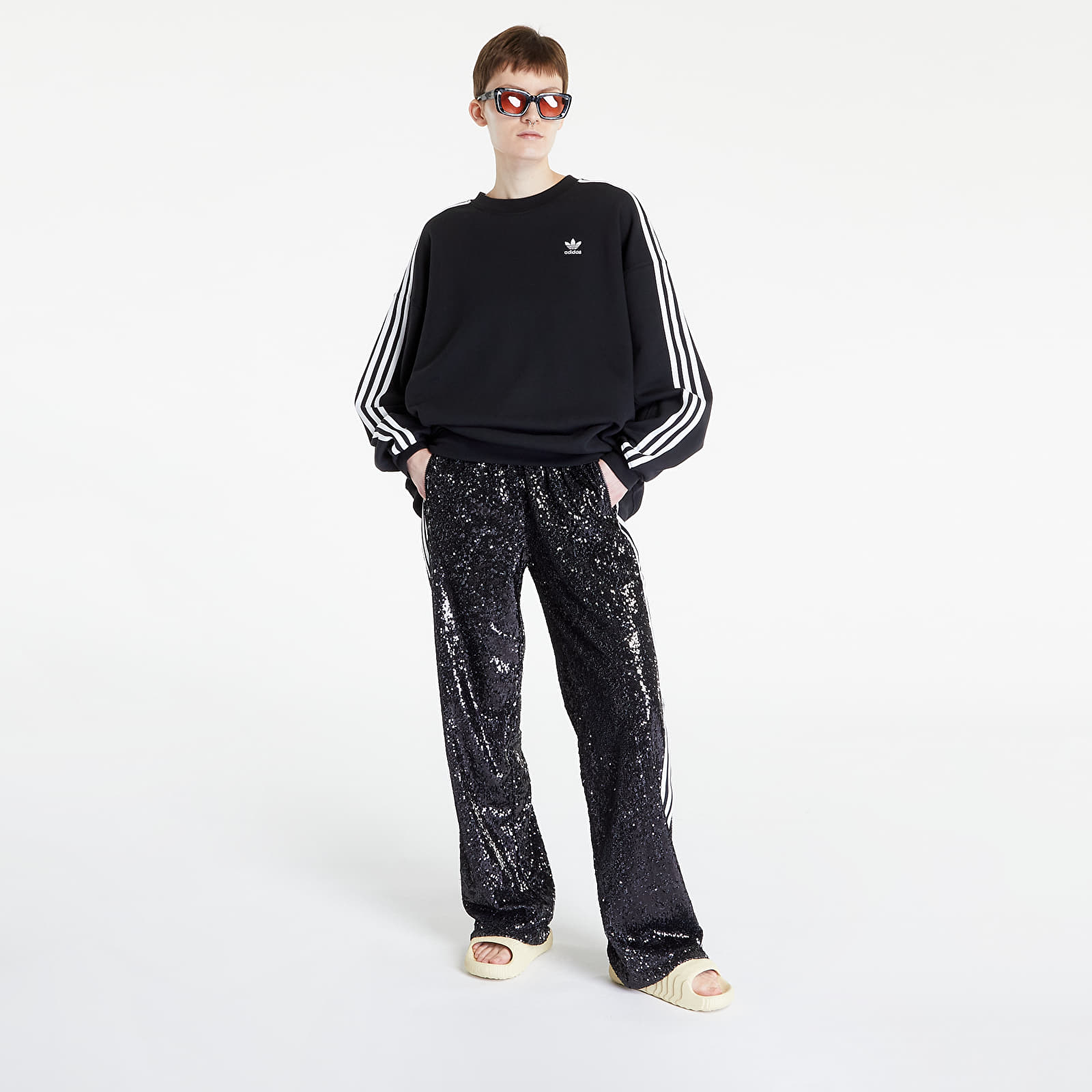 Hoodies and sweatshirts  adidas Originals Oversized Sweatshirt Black
