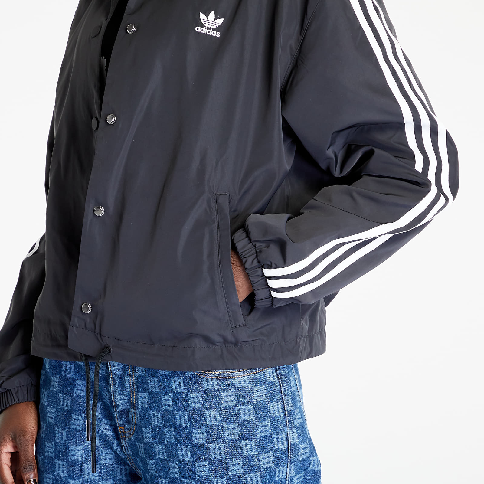 Windjacke adidas Originals Coach Jacket Black Queens