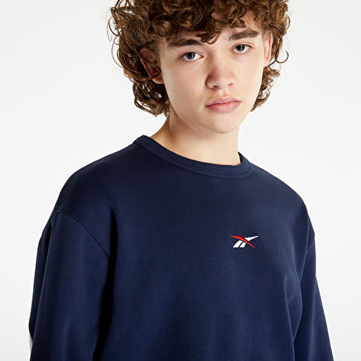 Sweatshirts and Sweaters Reebok Classics Brand Proud Crew Sweatshirt Vector Navy Queens