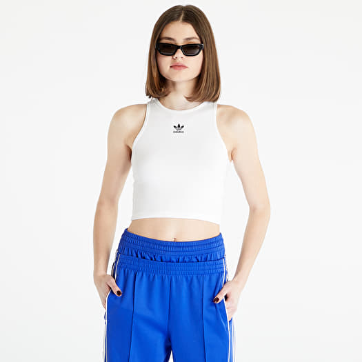 Vests adidas Originals Adicolor Essentials Tank Rib White | Queens
