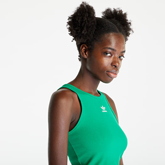 Adidas green tank top hotsell