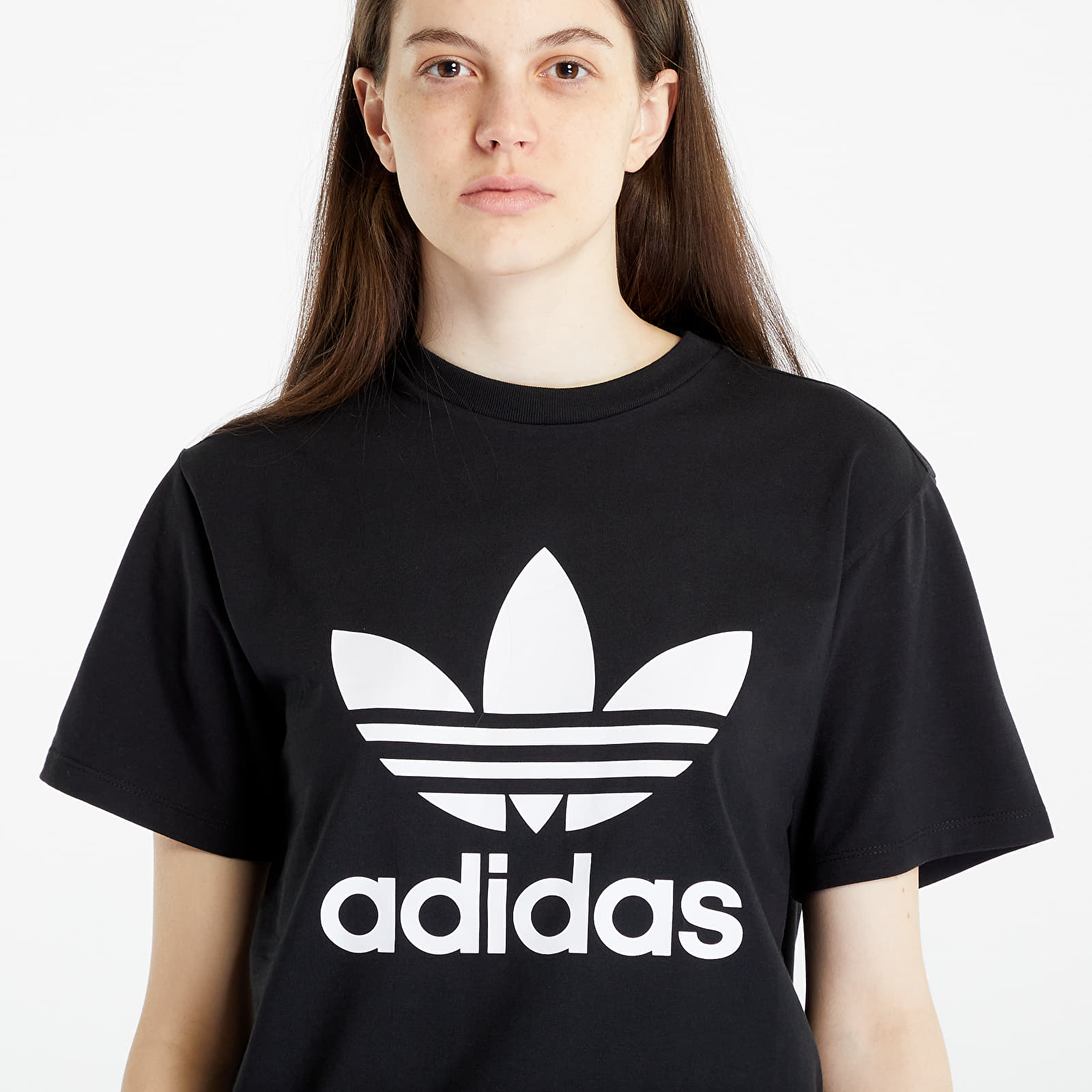 Dámské oblečení adidas Originals Trefoil Tee Black Noir