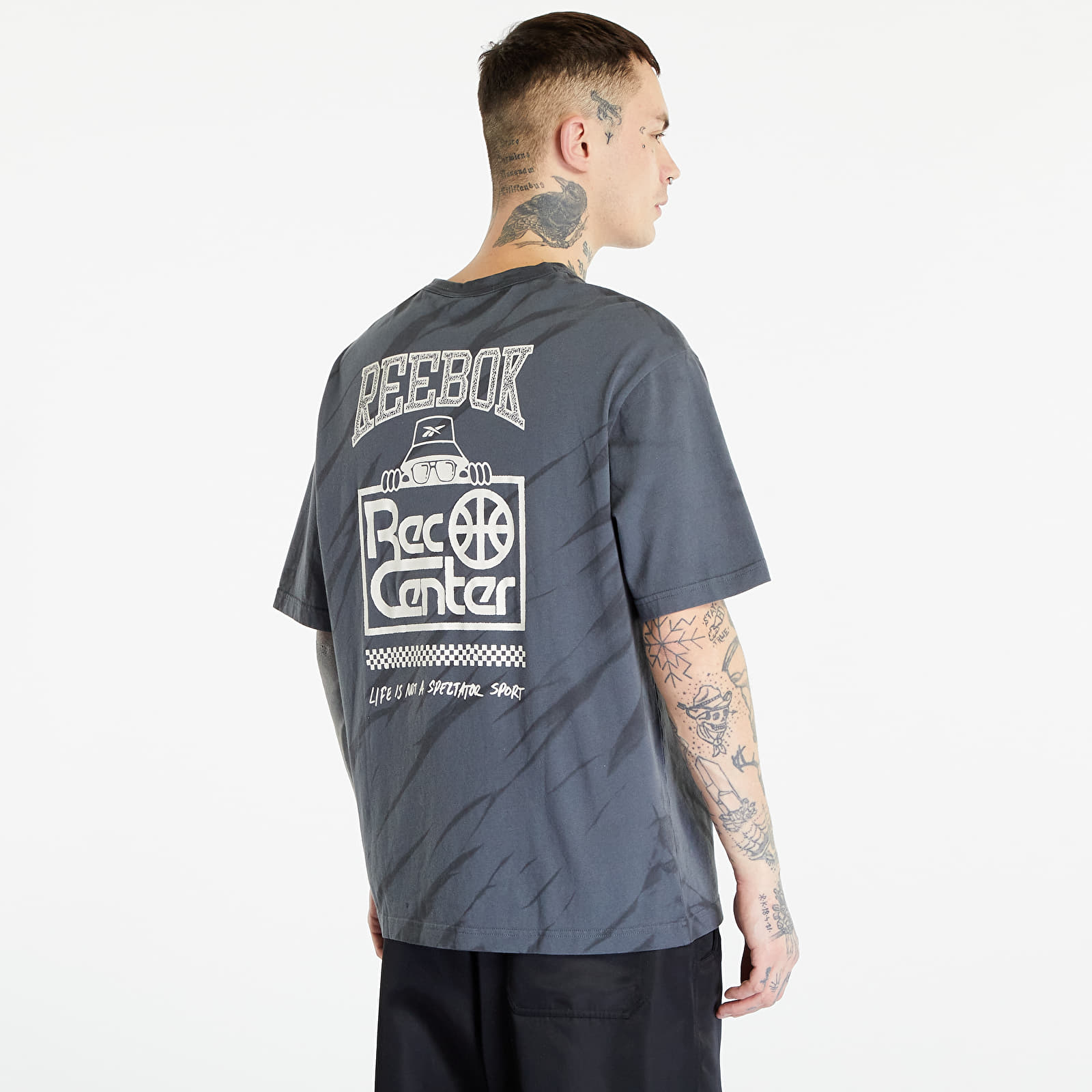 T-Shirts Reebok Classics Block Party Tee Pure Grey