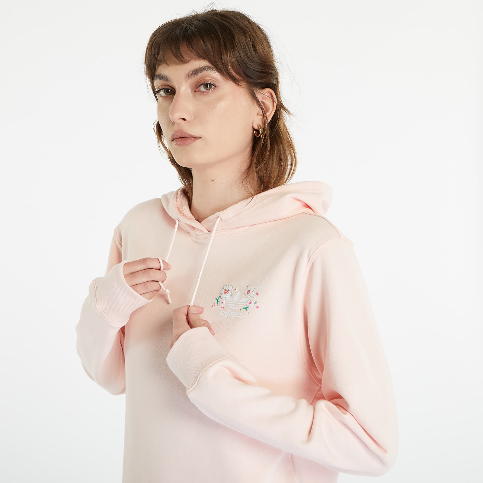 Adidas womens cheap hoodie pink