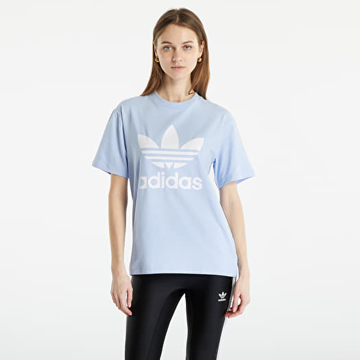 T-shirts adidas Originals Sleeve Blue Light Tee Trefoil Adicolor Queens Classics | Short