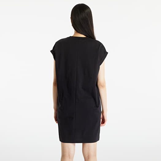 Adidas trefoil dress black new arrivals