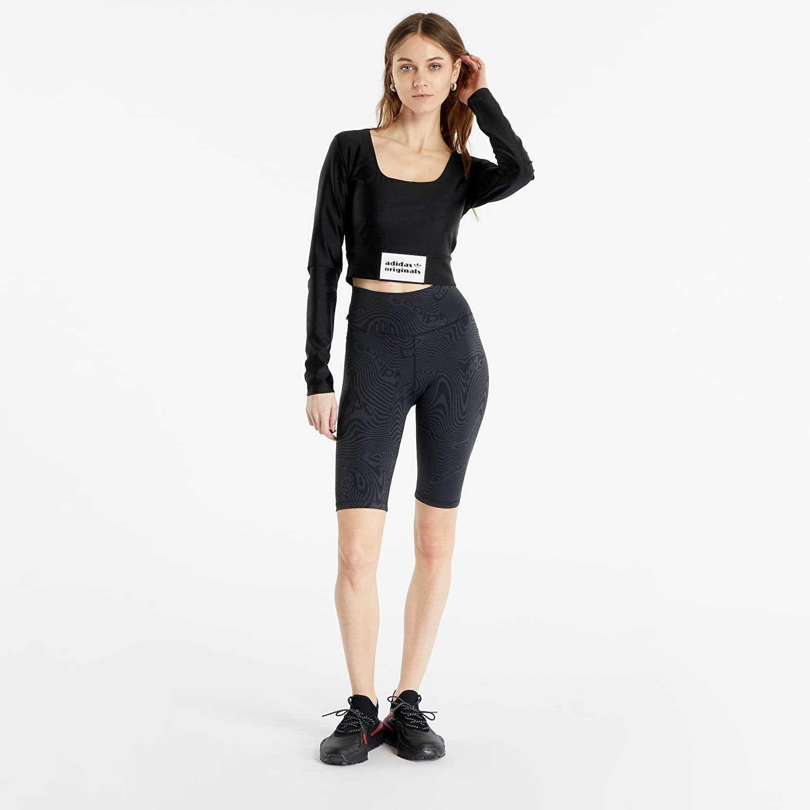 Adidas long sleeve crop clearance