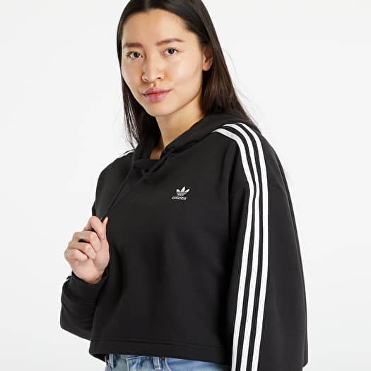 Hoodies and sweatshirts adidas Short Hoodie Black Queens