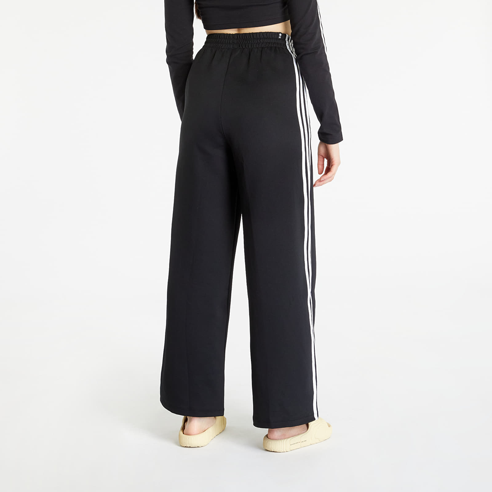 Blugi și pantaloni adidas Originals Adicolor Classics Wide Leg Pants Black