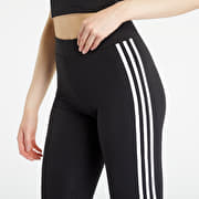Adidas originals three stripe leggings with vintage logo in black top