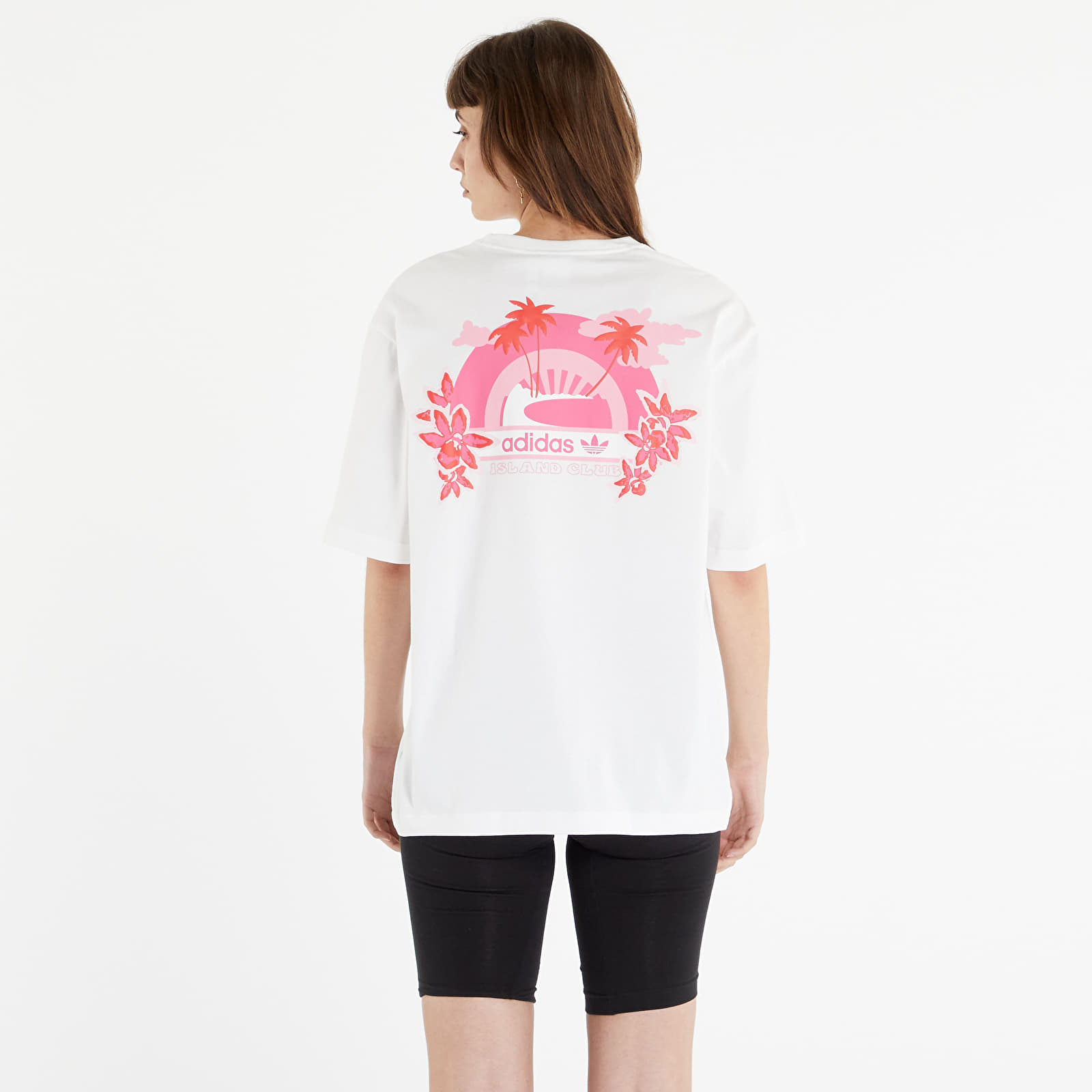 T-shirts adidas Originals Island Club Graphic Tee White