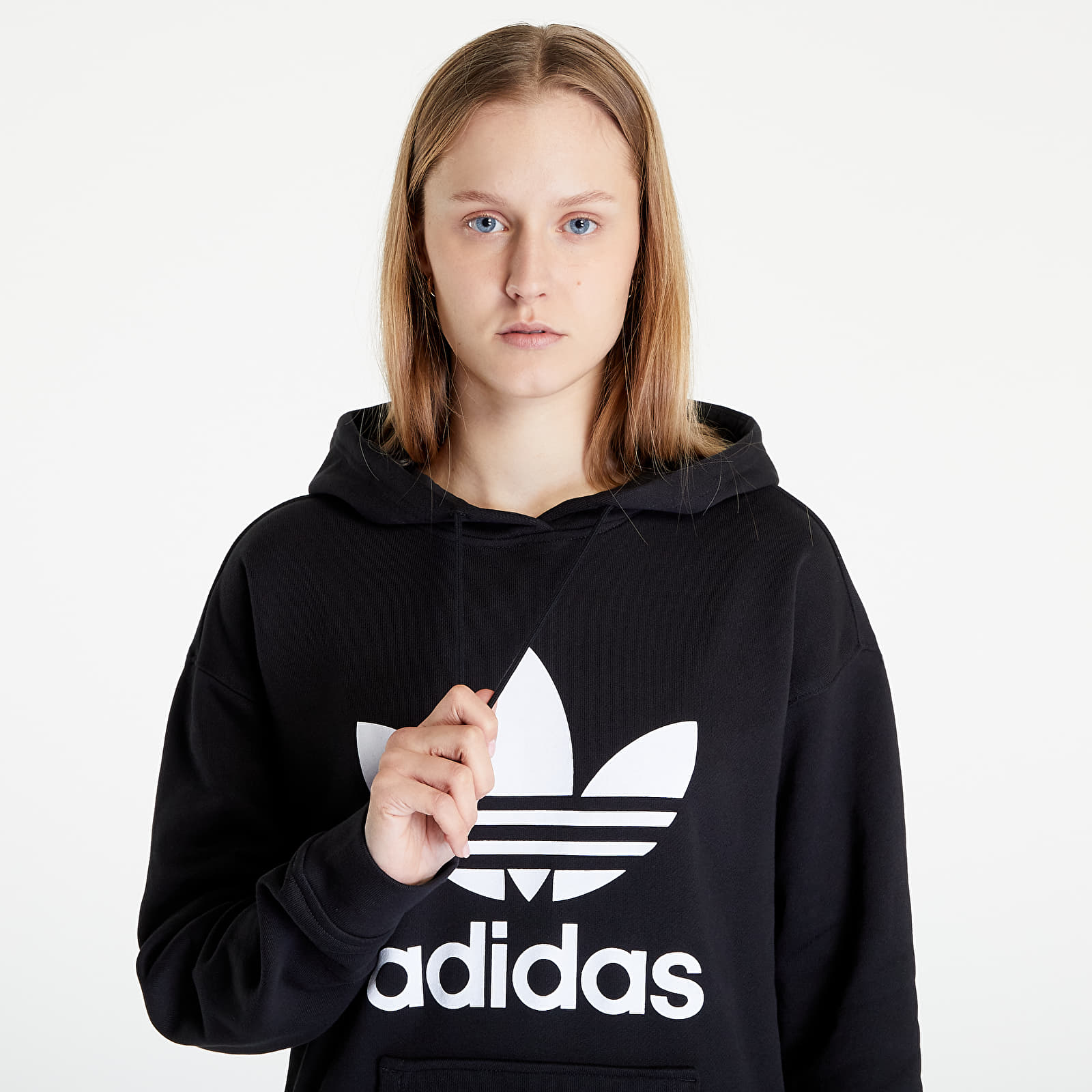 Adidas damen trefoil hoodie hotsell