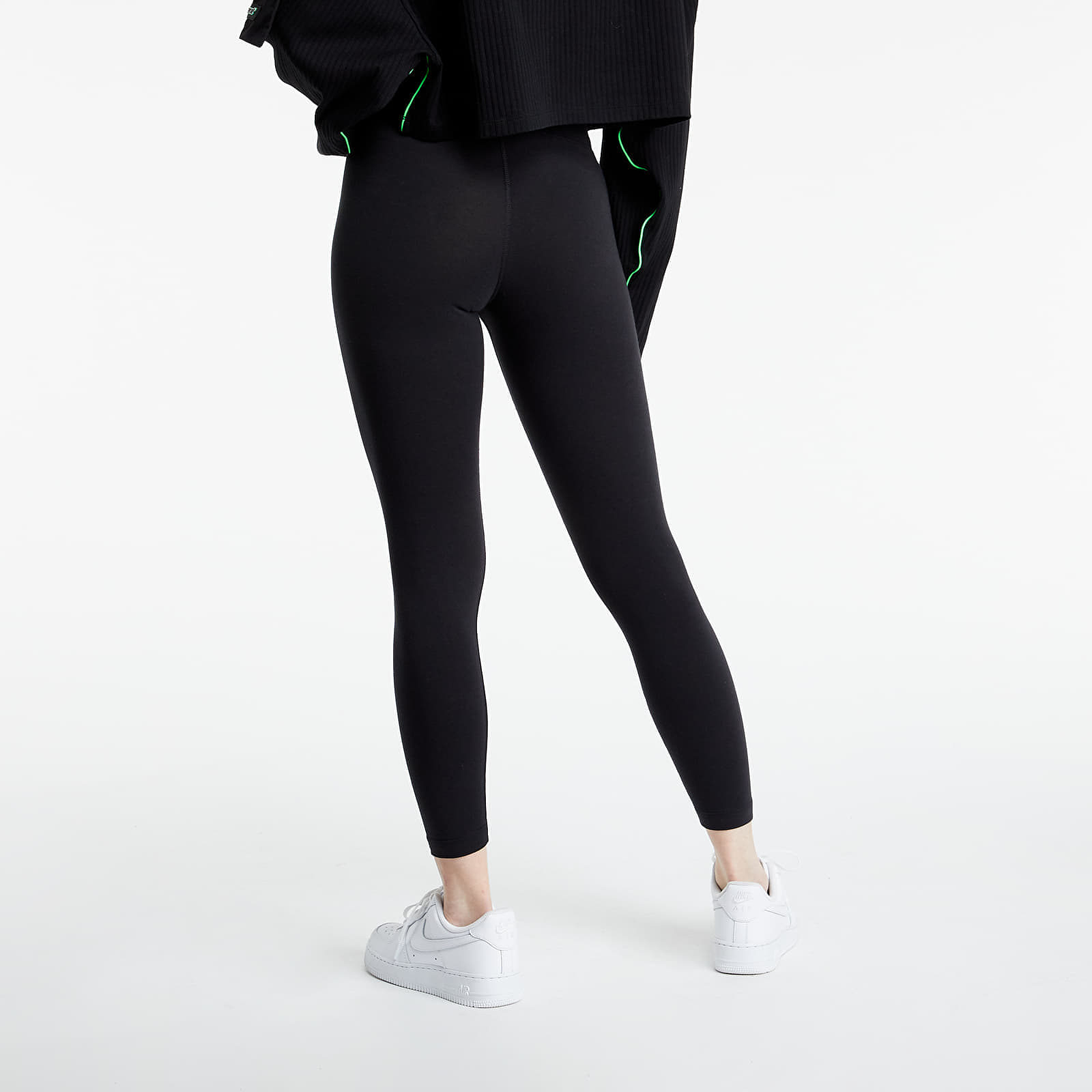 Leggings  Nike NSW Essential Women's 7/8 Mid-Rise Leggings Black/ White