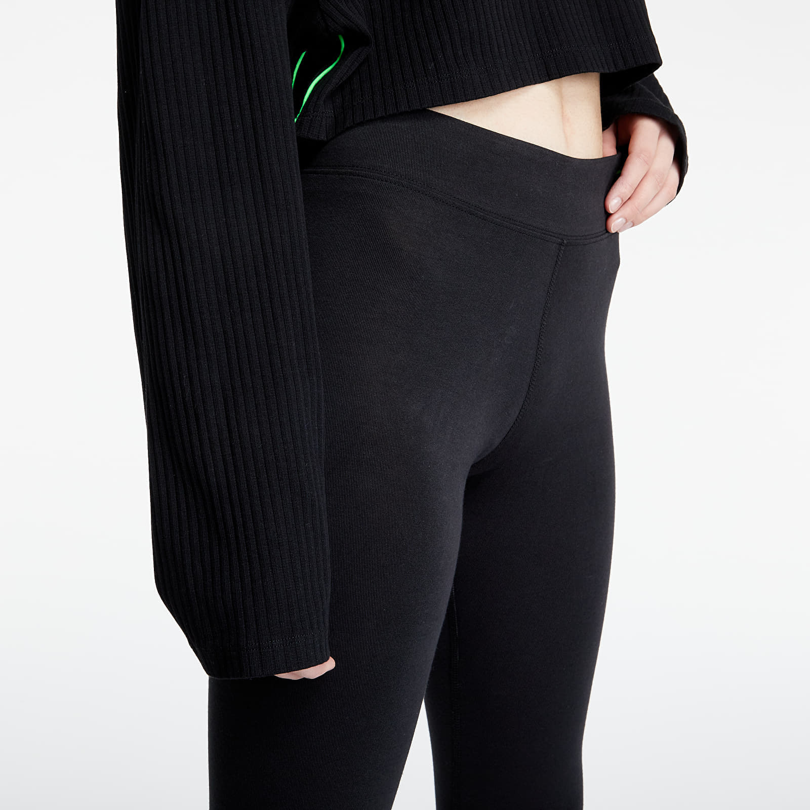Leggings  Nike NSW Essential Women's 7/8 Mid-Rise Leggings Black/ White