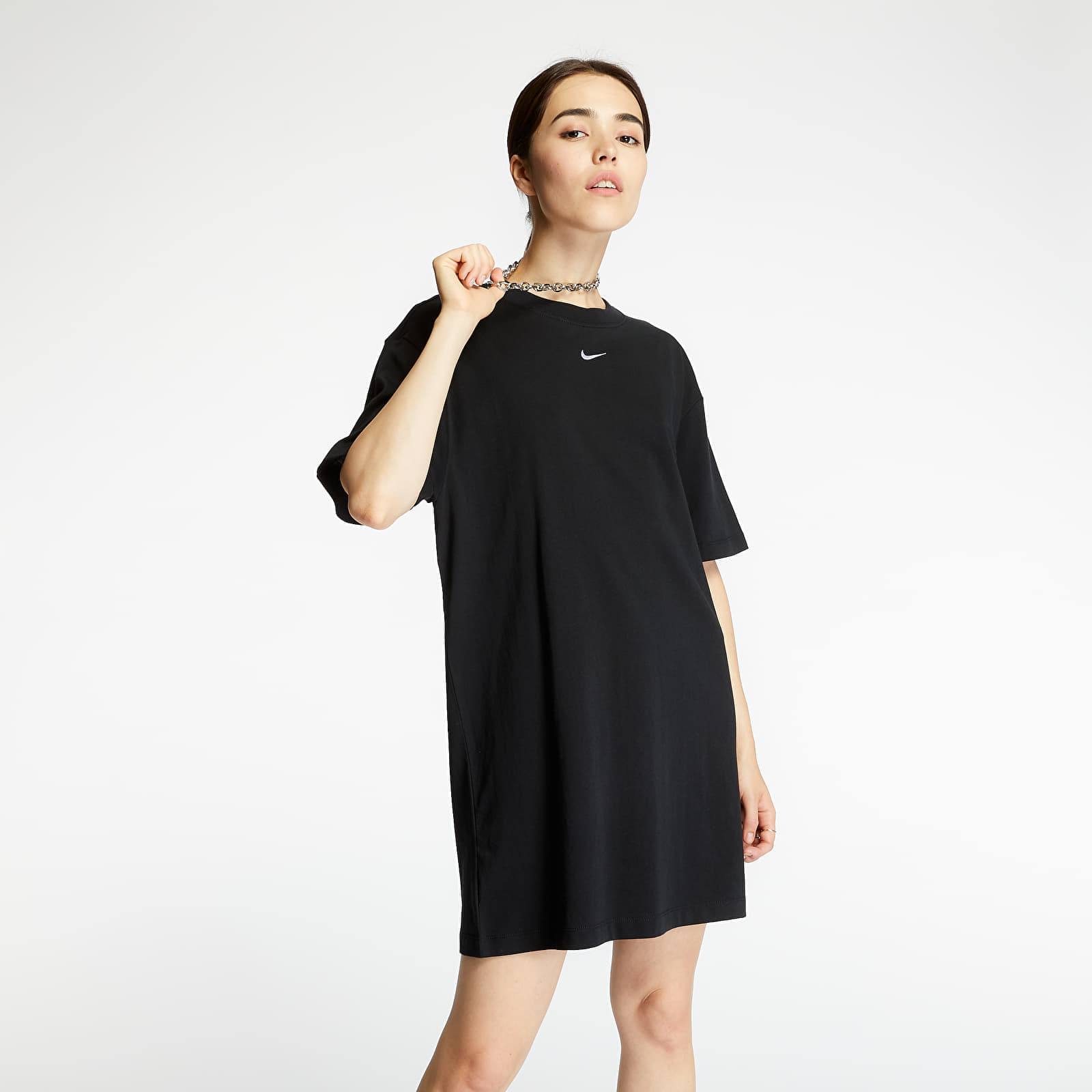 Rochii Nike NSW Essential Women's Dress Black/ White