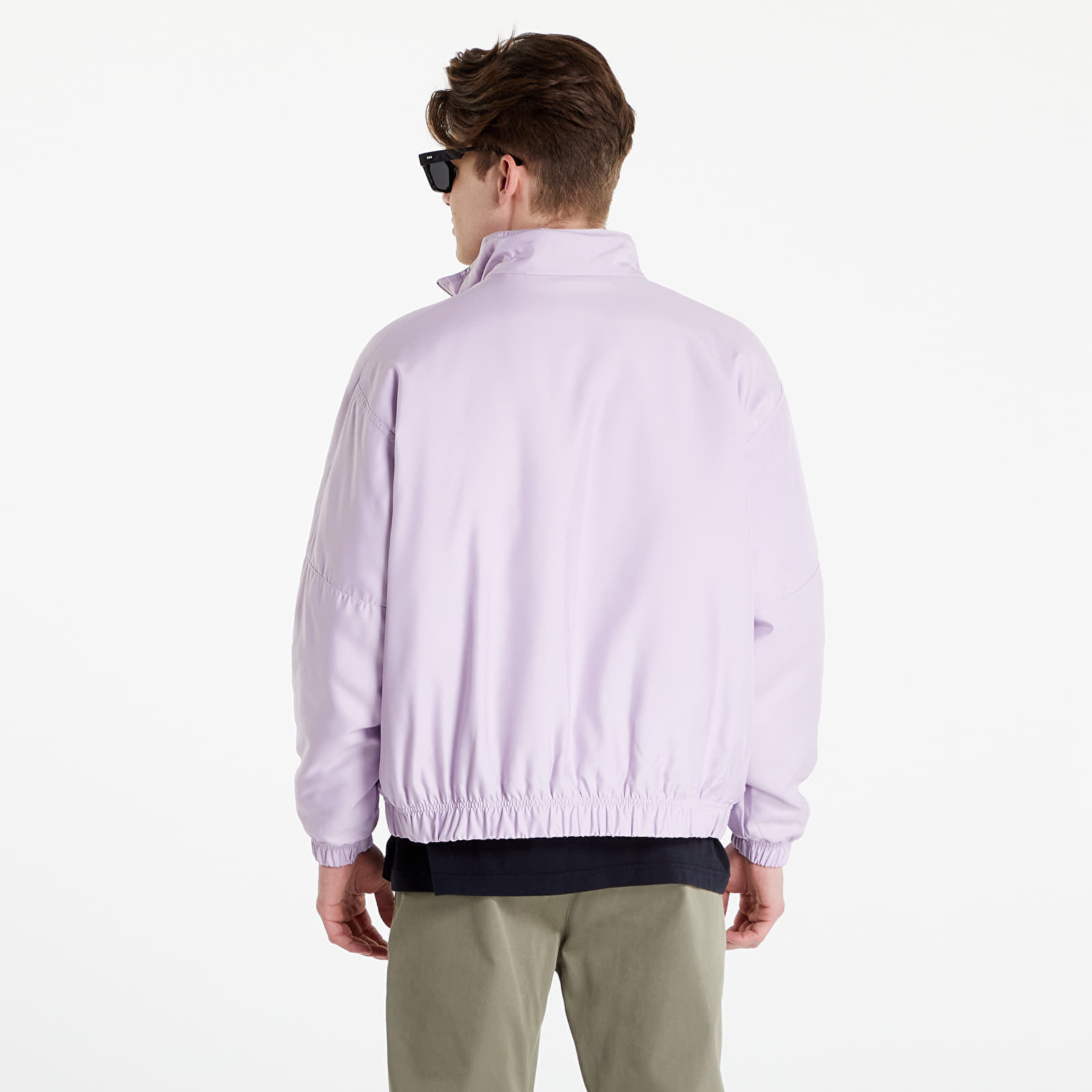 Geci Nike Solo Swoosh Satin Bomber Jacket Purple