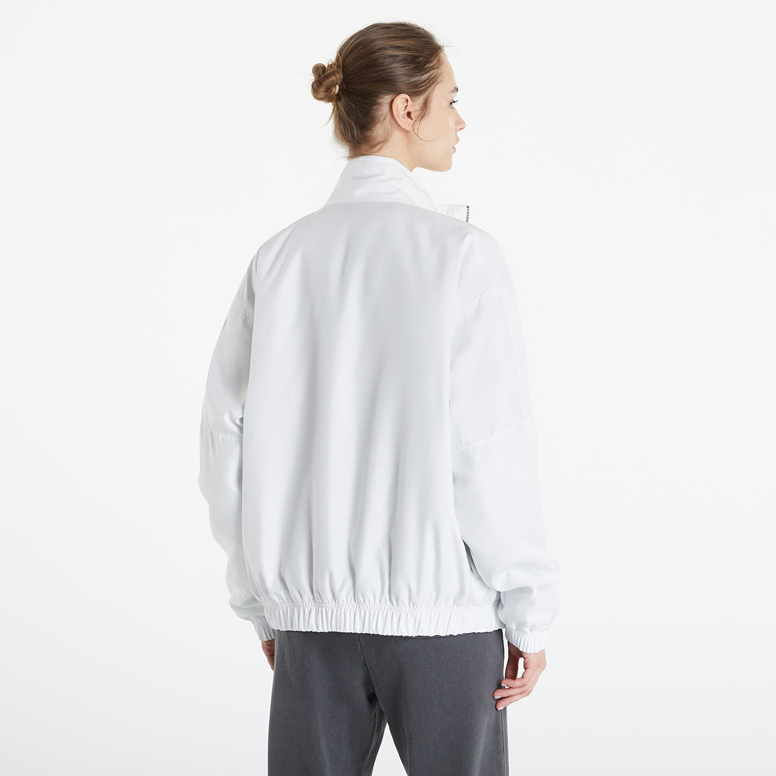 Jakne Nike Solo Swoosh Satin Bomber Jacket White