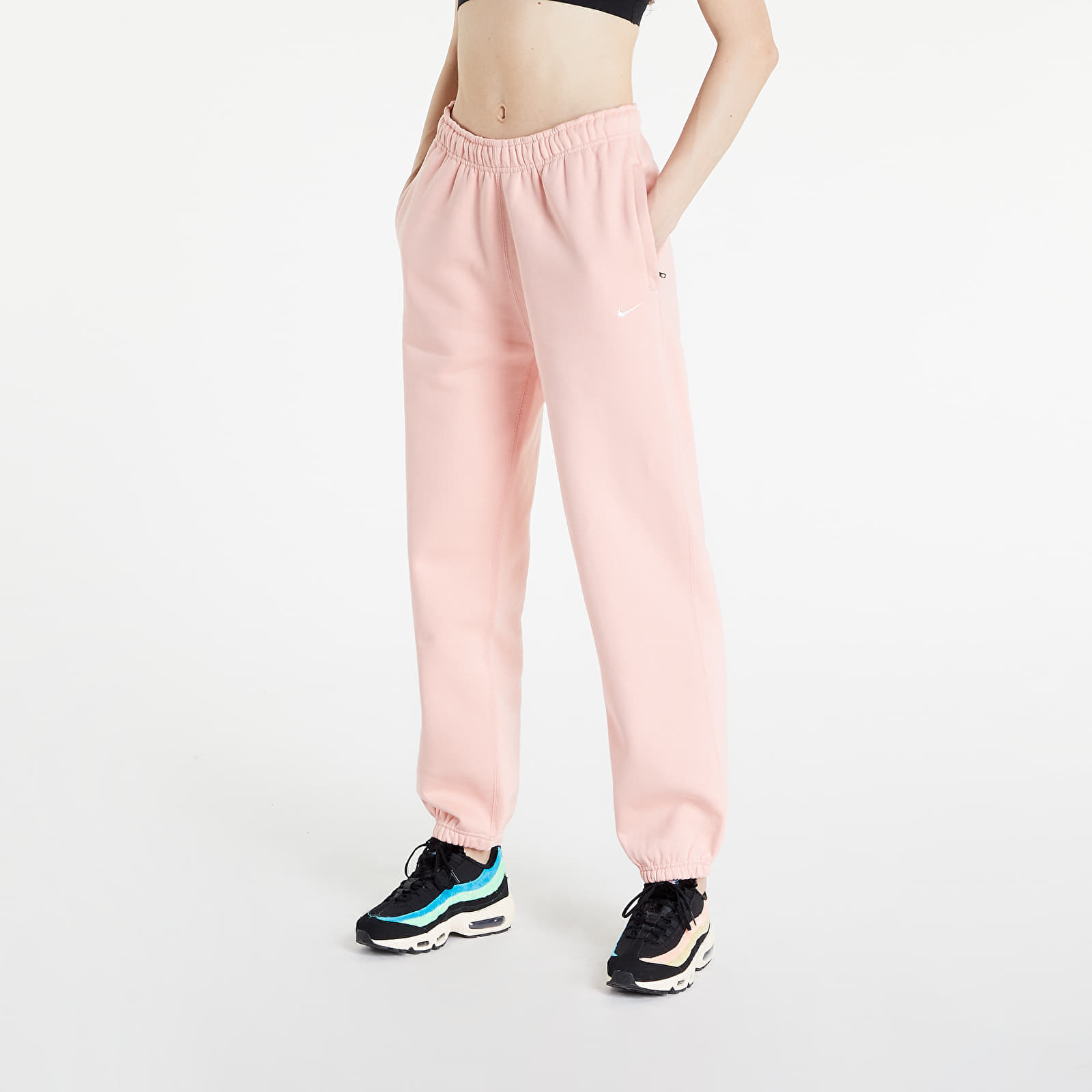 Jogginghosen Nike Solo Swoosh-Fleece pants Rose Pink
