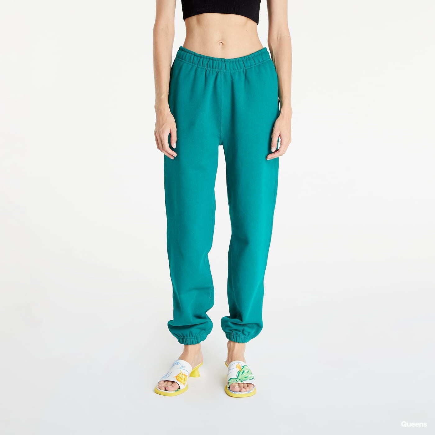 Verryttelyhousut Nike Sportswear NRG Solo Swoosh Fleece Pant Mystic Green/White