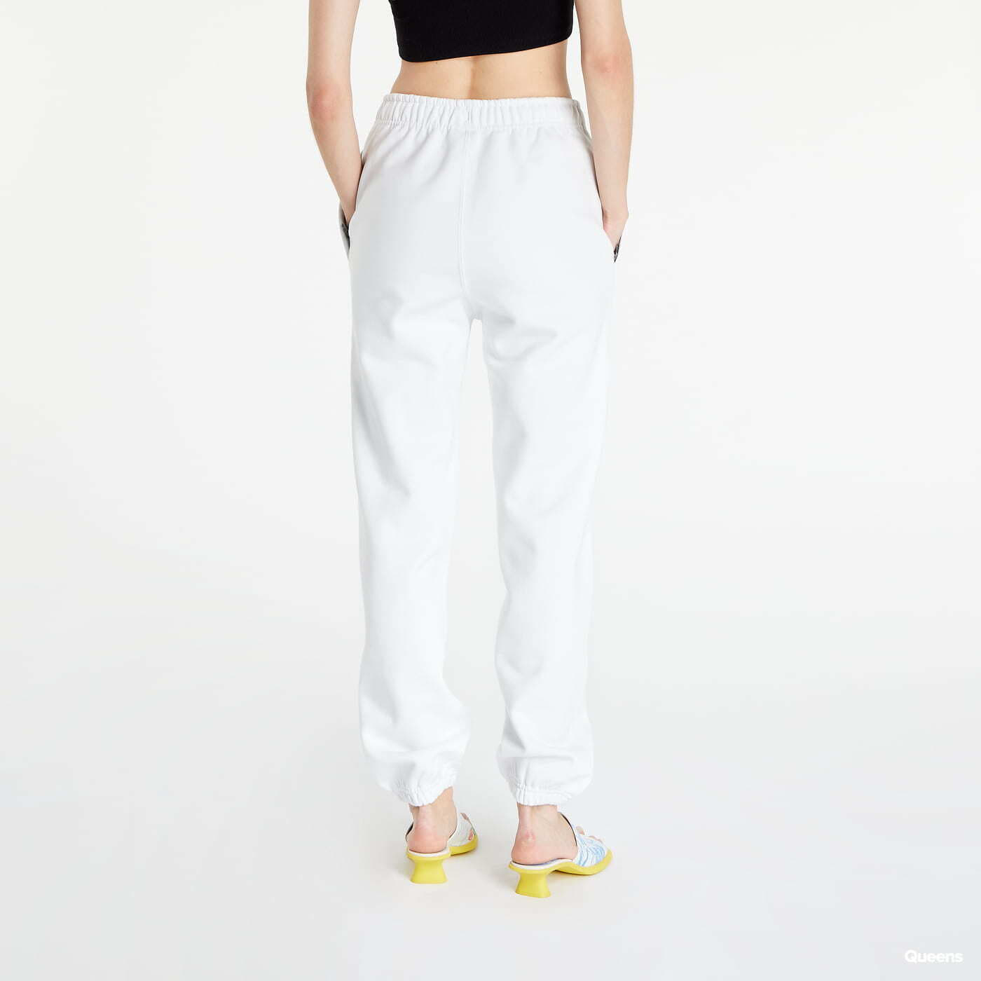 Siltās bikses Nike Sportswear NRG Solo Swoosh Fleece Pant Summit White/White