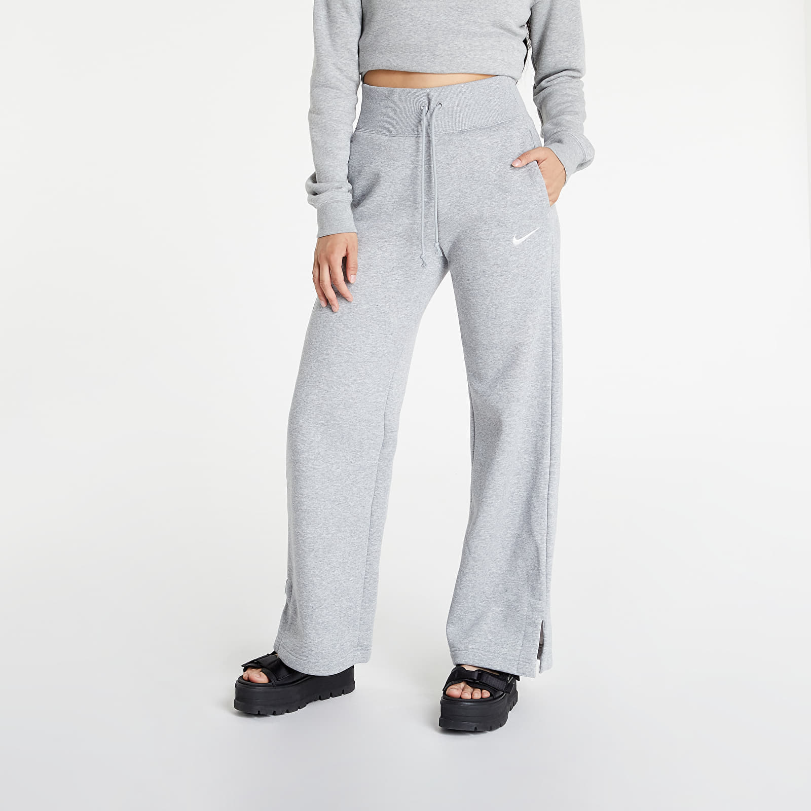 Nike NSW Phoenix Fleece Women s High Rise Wide Leg Pants