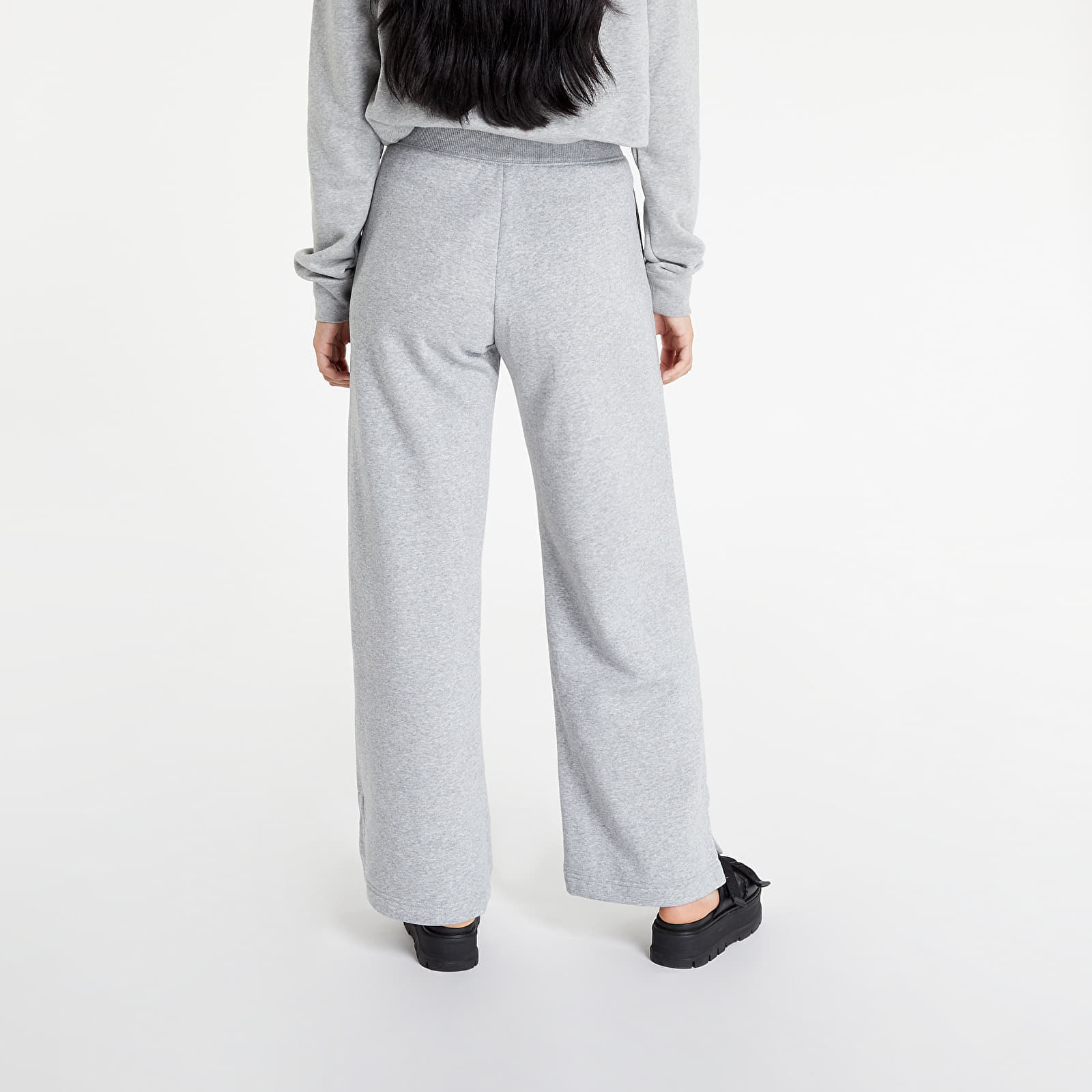 Sweatpants Nike NSW Phoenix Fleece Women's High-Rise Wide-Leg Pants Dk Grey Heather/ Sail