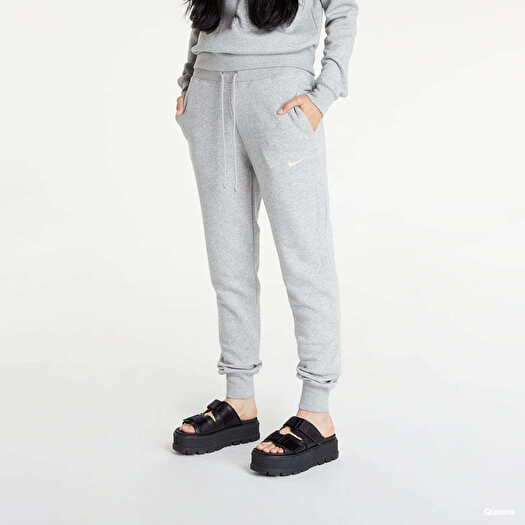 Jogger Pants Nike Sportswear Phoenix Fleece Women's High-Waisted Joggers Dk  Grey Heather/ Sail