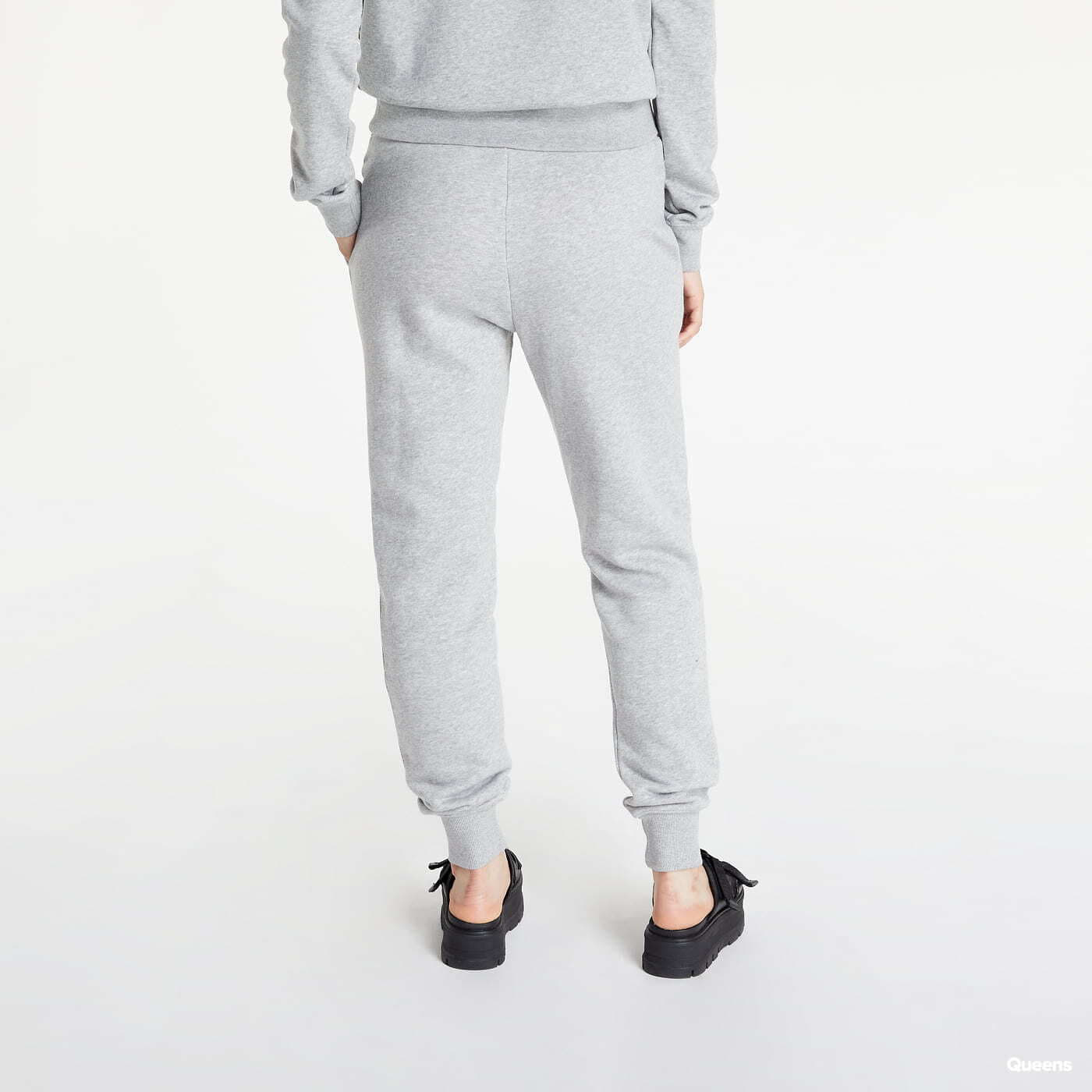 Siltās bikses Nike Sportswear Phoenix Fleece Women's High-Waisted Joggers Dk Grey Heather/ Sail
