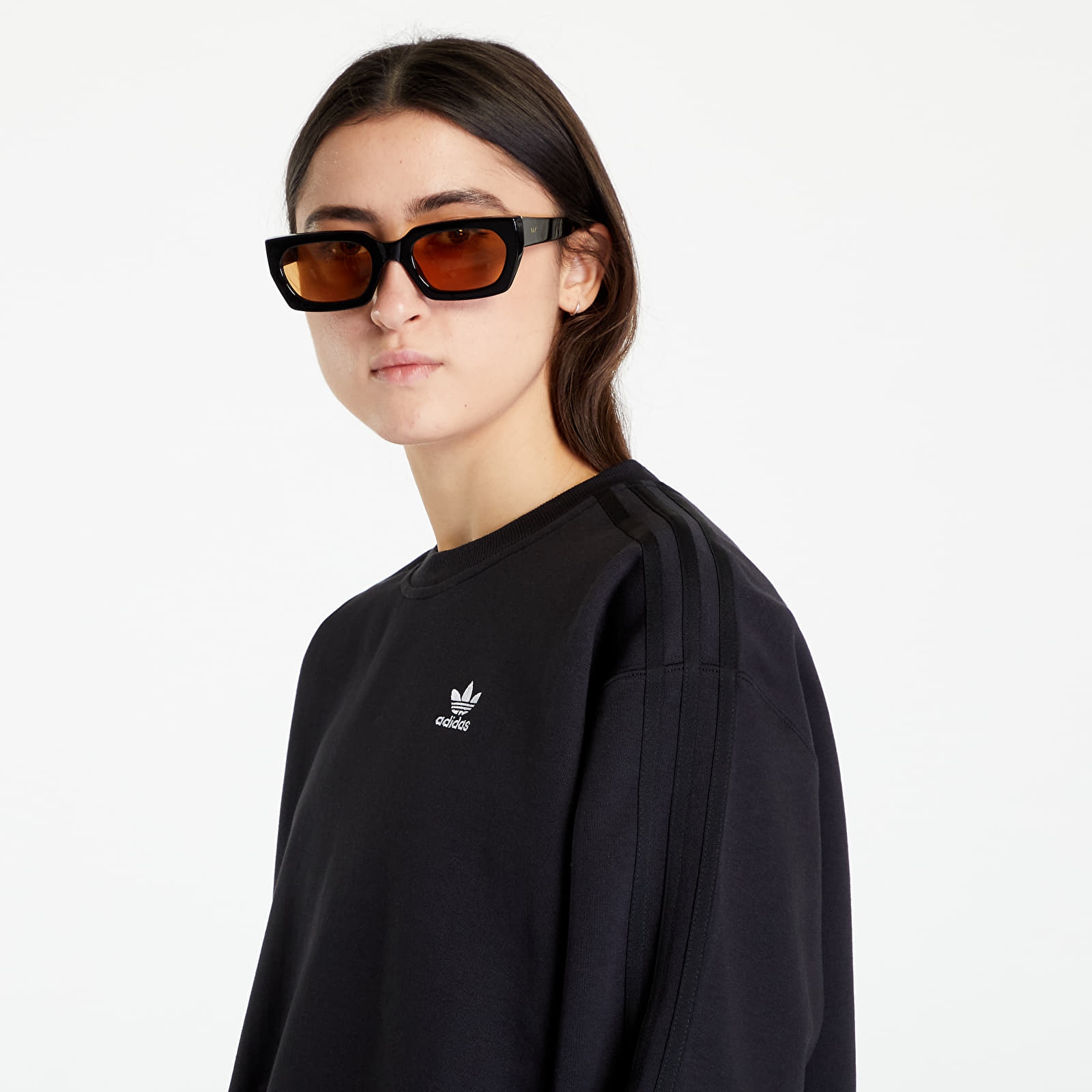 Hanorace adidas Originals Laced Crew Black