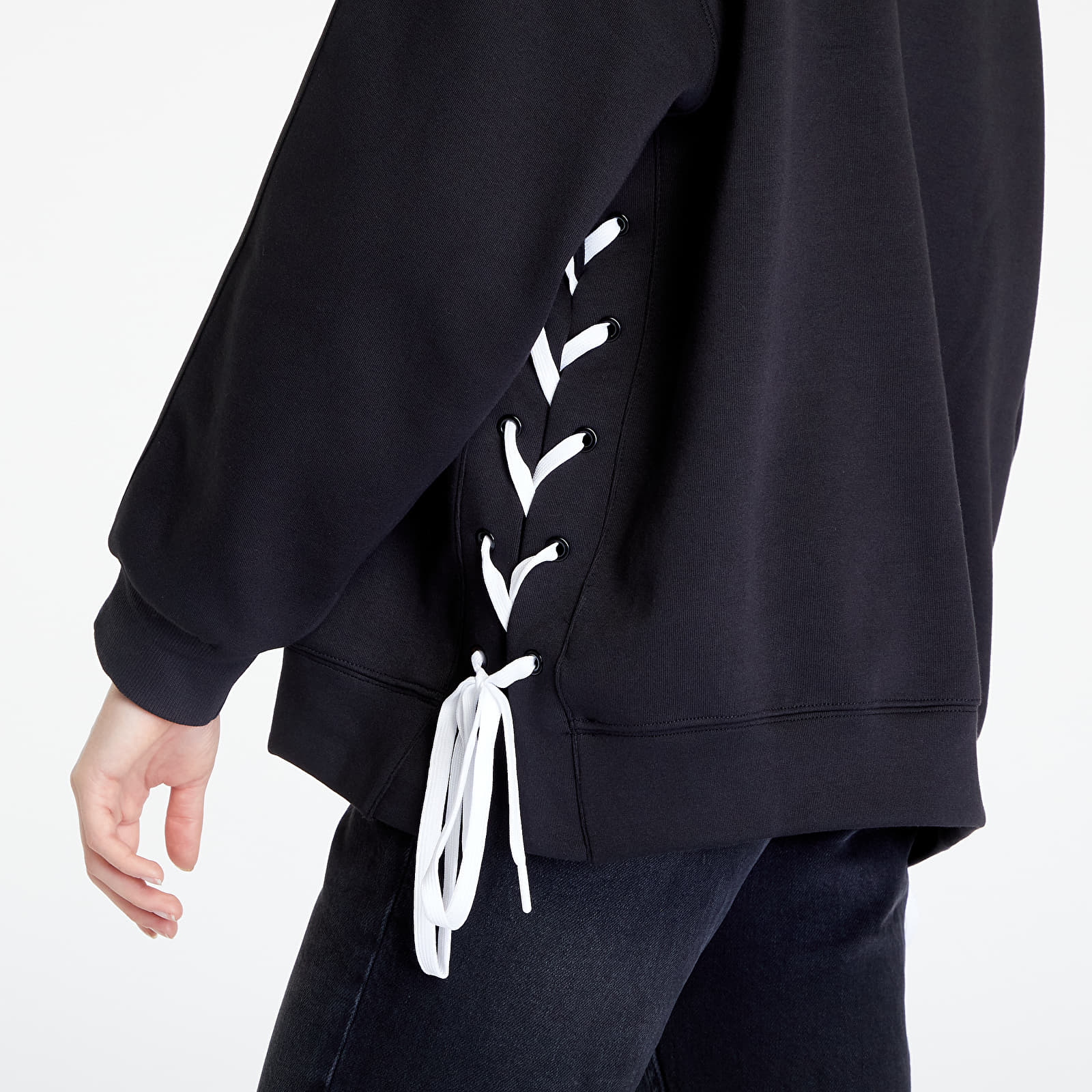 Hanorace adidas Originals Laced Crew Black