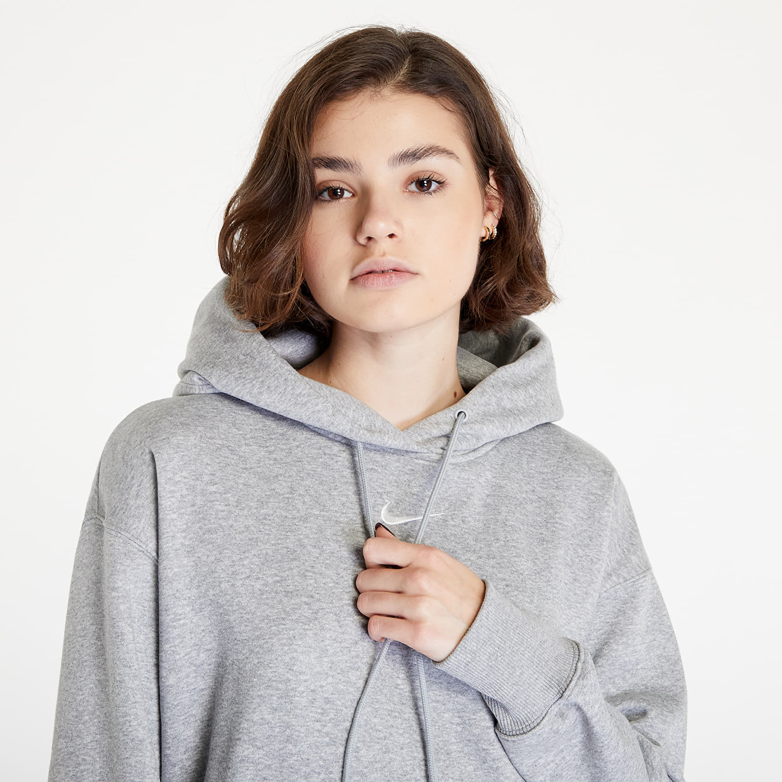 Sweatshirts Nike Sportswear Phoenix Fleece Oversized Pullover Hoodie Grey