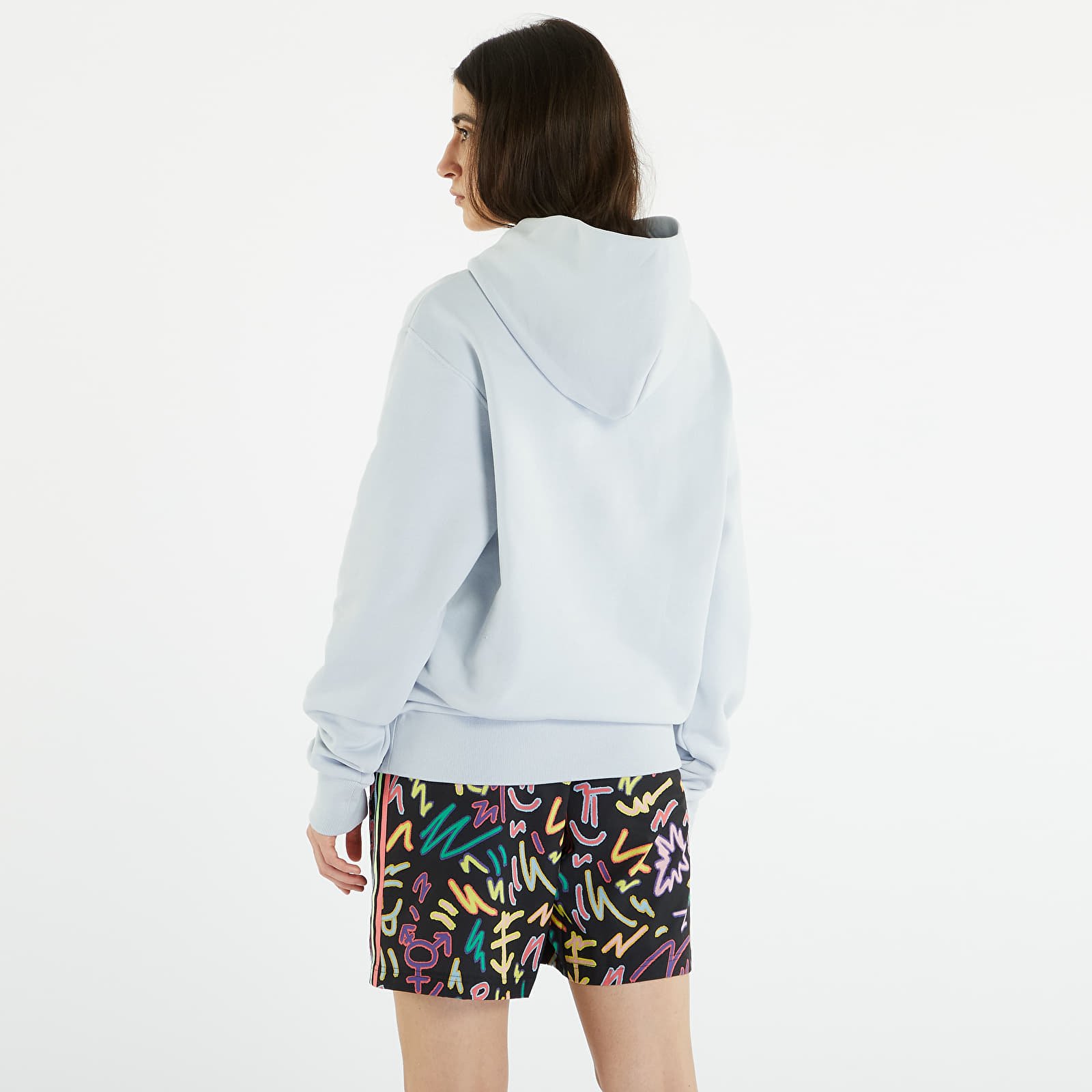Sweatshirts adidas Originals Pharrell Williams Basics Hoodie (Gender Neutral) Halo Blue