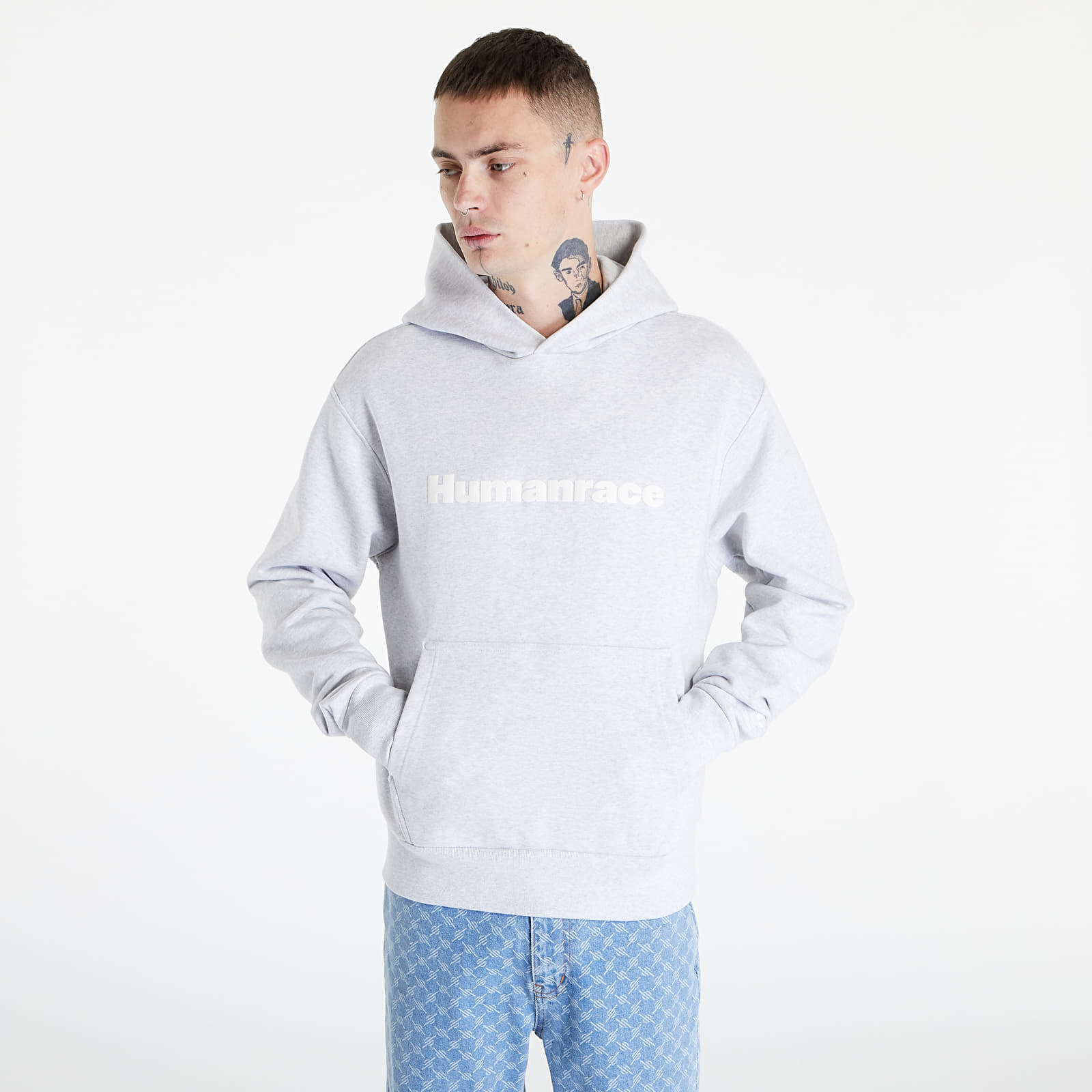 Hoodies and sweatshirts  adidas Originals Pharrell Williams Basics Hood Grey