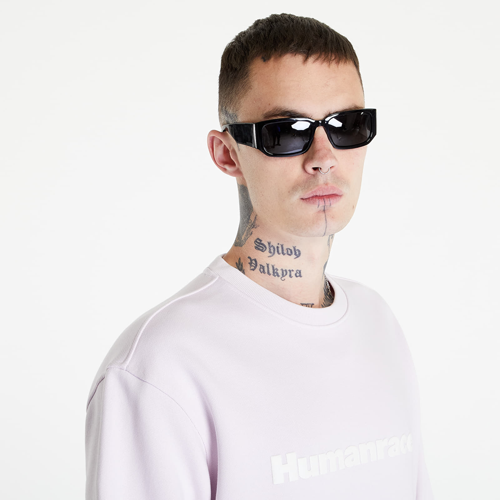 Φούτερ adidas Originals Pharrell Williams Basics Crew Sweatshirt (Gender Neutral) Almost Pink