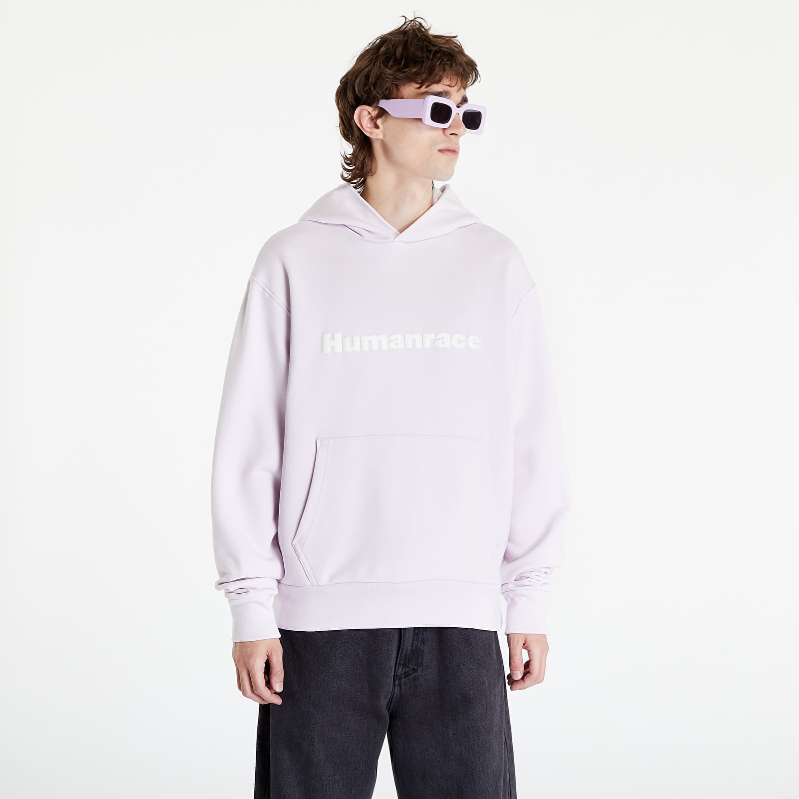 Hættetrøjer og sweatshirts adidas Originals Pharrell Williams Basics Hoodie (Gender Neutral) Almost Pink