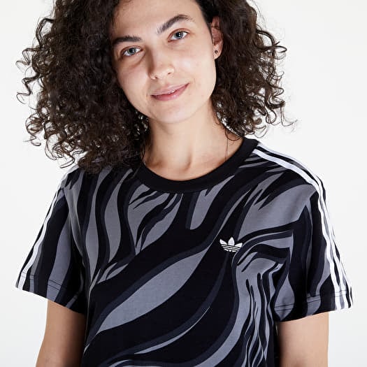 T shirts adidas Originals Aop T Shirt Black Queens