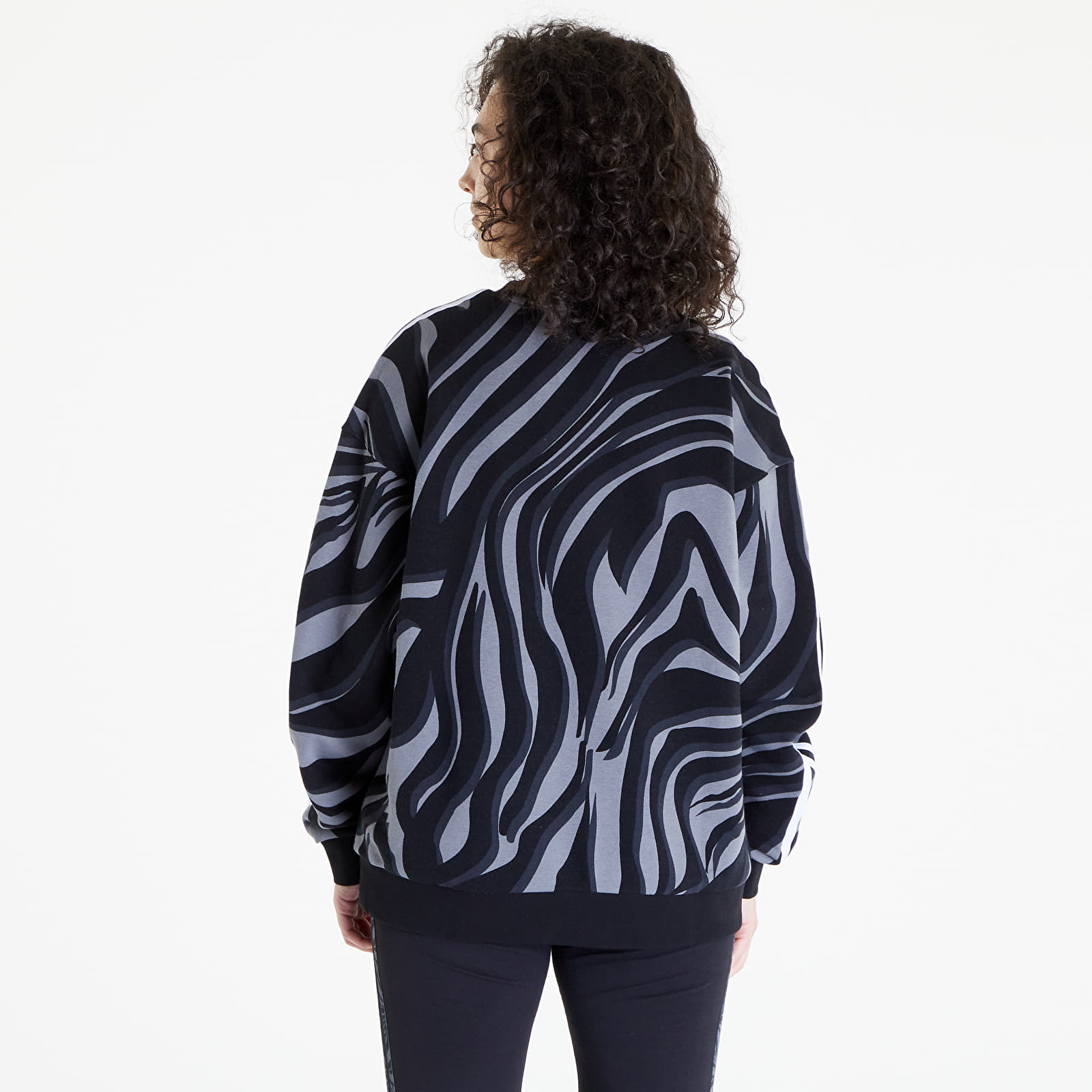 Sweatshirts adidas Originals Aop Sweatshirt Black Queens