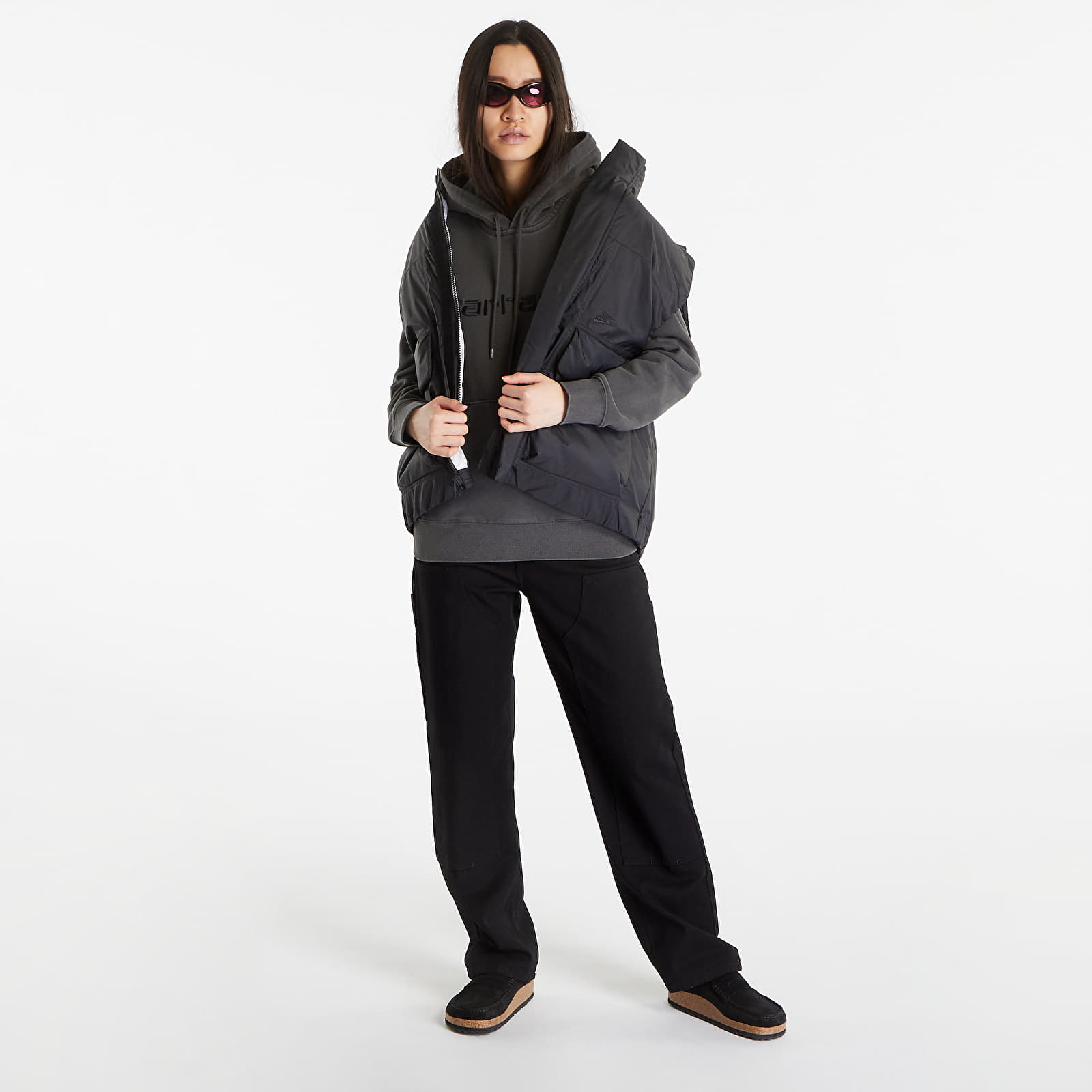 Vesty Nike Men´s Tech Pack Therma-FIT ADV Repel Woven Vest Black/ Black