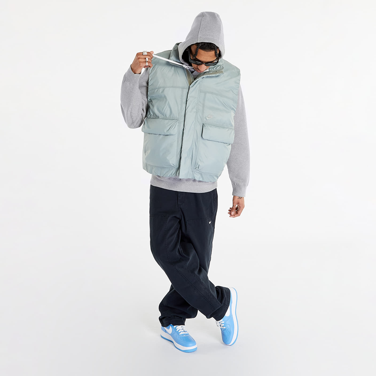 Vesty Nike Sportswear Tech-Pack Therma-Fit ADV Insulation Woven Mica Green/ Mica Green