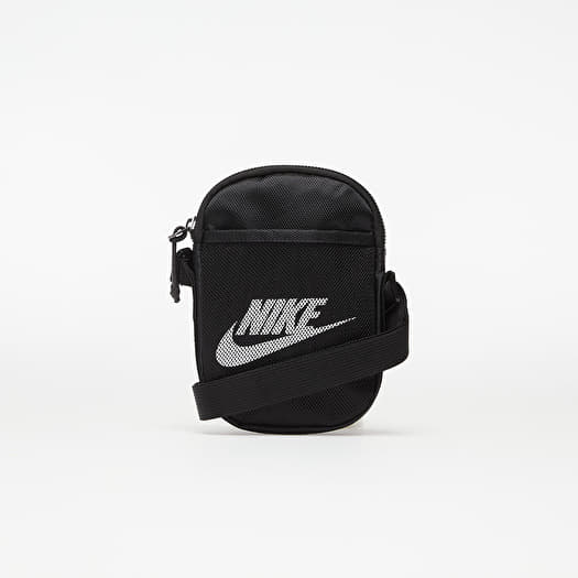 Umhängetaschen Nike Heritage Crossbody Bag Black/ Black/ White | Queens