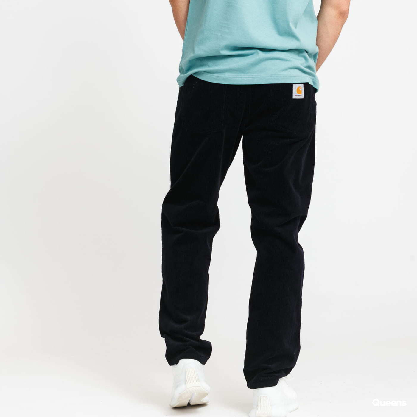 Jeans und Hosen Carhartt WIP Corduroy Newel Pant dark navy rinsed