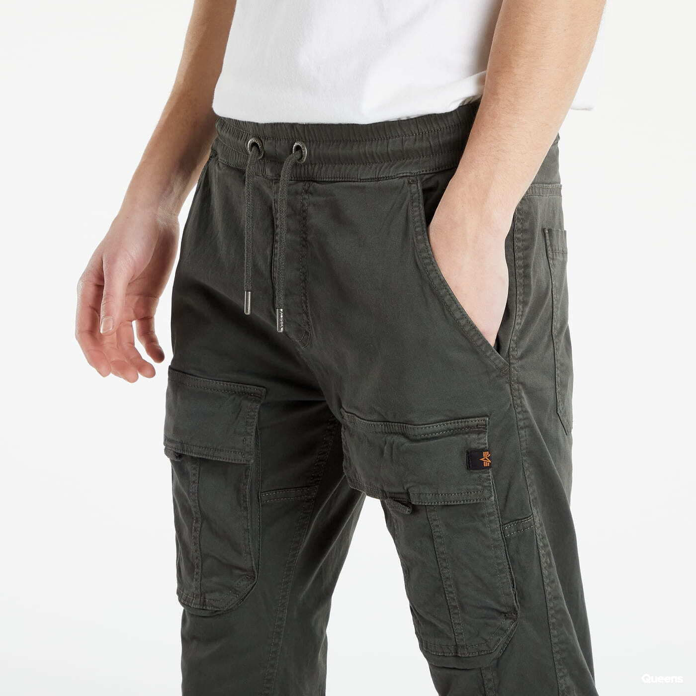 Džínsy a nohavice Alpha Industries Sergeant Jogger Pant Grey / Black