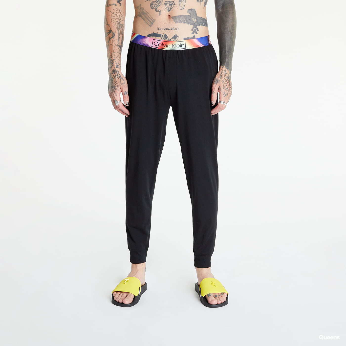 Džíny a kalhoty Calvin Klein Lounge Joggers Pride Black