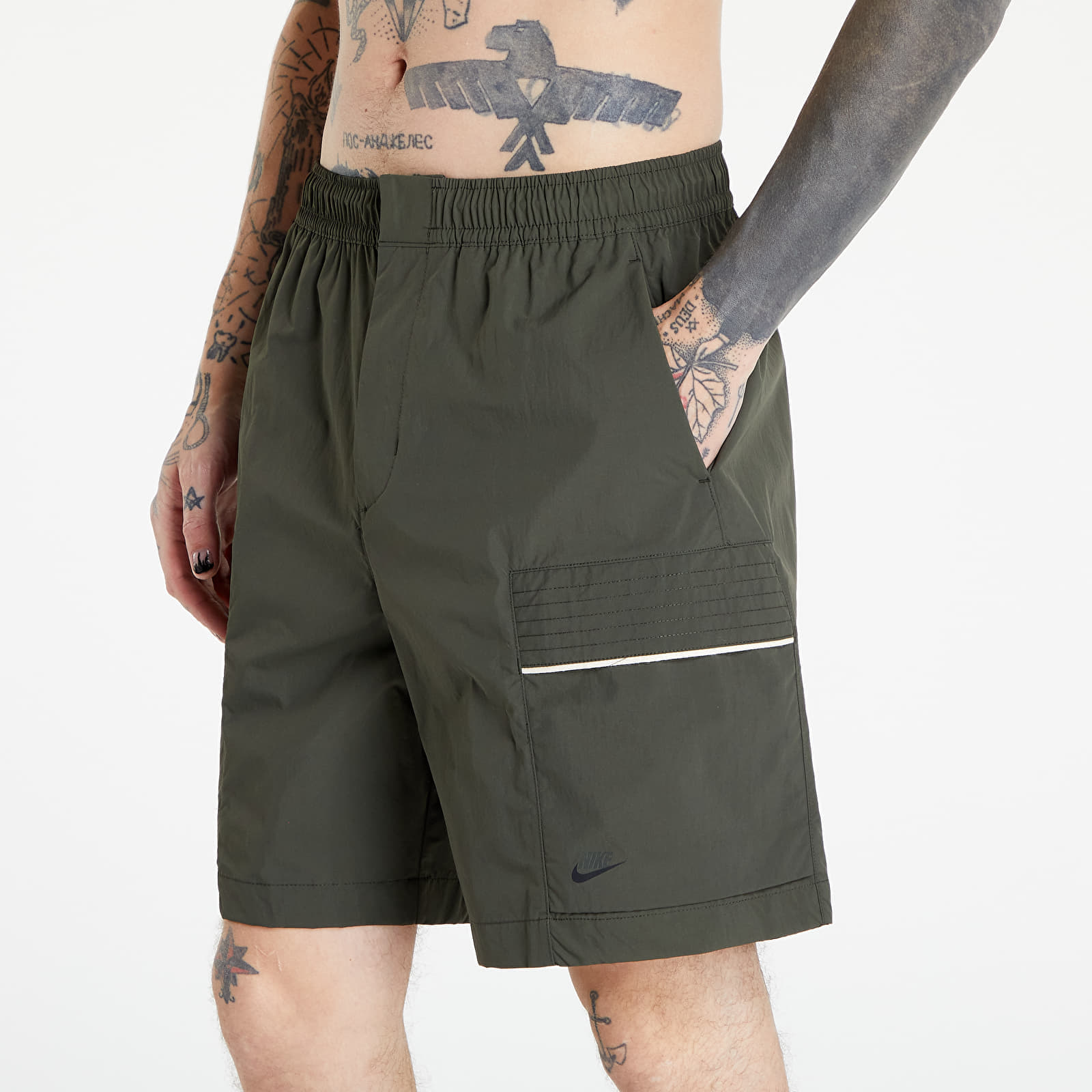 Shorts Nike Sportswear Essentials Woven Utility Shorts Sequoia/ Sail/ Ice Silver/ Sequoia