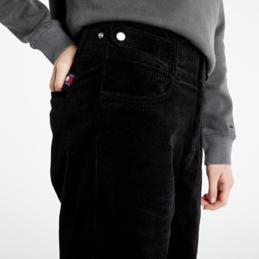 Pants and jeans TOMMY JEANS Corduroy High Rise Pants Black Queens